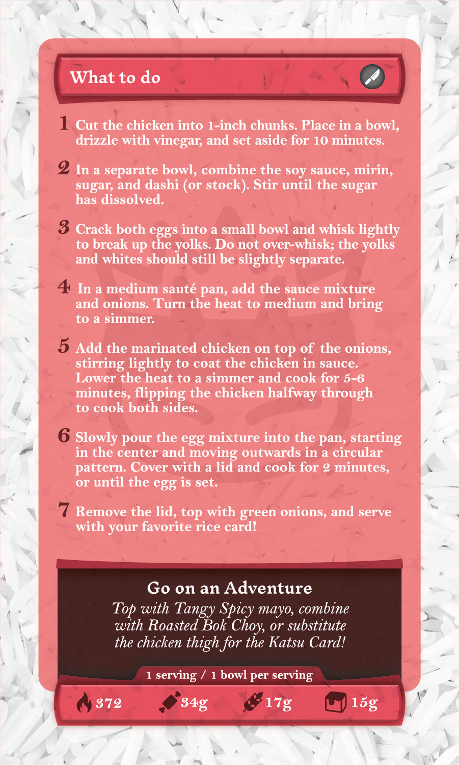 Rice Bowl Expansion Pack (PRE-ORDER!)